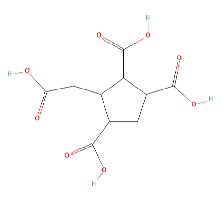 3-(carboxymethyl) cyclopentane-1,2,4-tricarboxylic acid [CMCTD (N-1)]