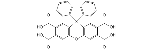 Spiro[fluorene-9,9'-xanthene]-2',3',6',7'-tetracarboxylic acid (FLJ-1)