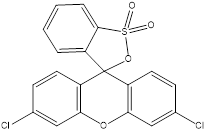 3',6'-Dichlorospiro[benzo[c][1,2]oxathiole-3,9'-xanthene] 1,1-dioxide (FLJ-2)